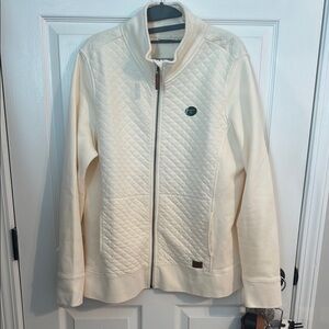 Women's Cream Quilted Jacket